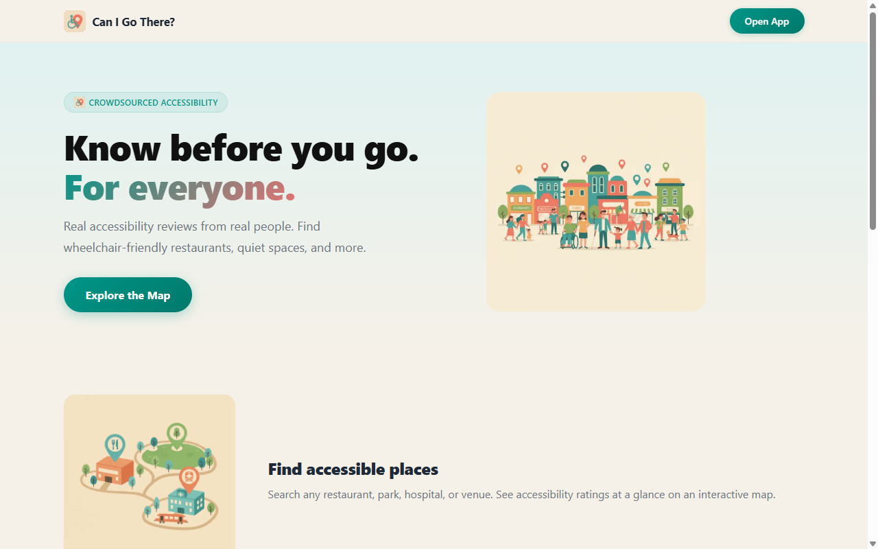 Can I Go There app screenshot